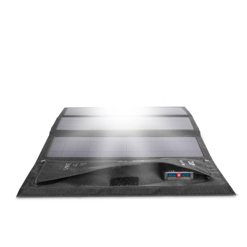 Jedinečný skladací solárny panel USB pre outdoor a camping